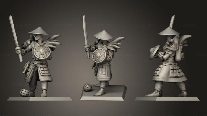 Military figurines (Cixi, STKW_0734) 3D models for cnc